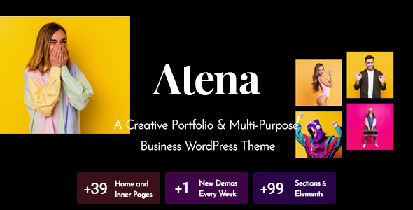 Atena - A Creative Portfolio WordPress Theme Logo