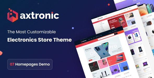 Axtronic - Electronics WooCommerce WordPress Theme Logo